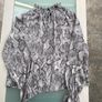 M&S grey leopard print blouse Image 3