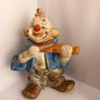 ceramic clowns dancing clown vintage figurine statues colourful vintage /antique  great gift present display decor  musical musician music dancing  rabbit  hat monkey hand painted figurine art deco porcelain doll Image 2