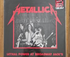 Metallica "Lethal Power At Broadway Jack's" 3x Vinyl Album Sealed