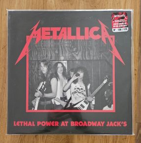 Metallica "Lethal Power At Broadway Jack's" 3x Vinyl Album Sealed