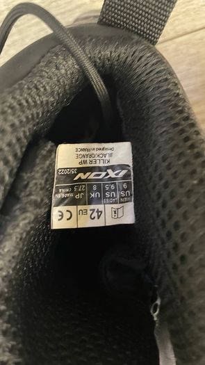 Ixon killer wp boots 42.5 size