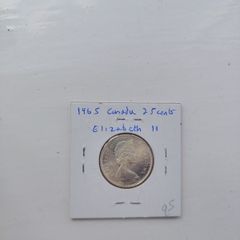 Canada 25 cents 1965