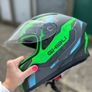 motorbike Helmet and matching gloves Image 9