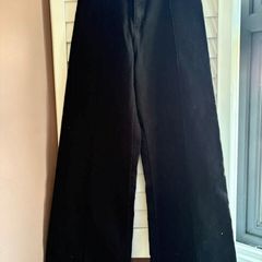 Zara ZW The Tailored Wide Leg Jeans Black