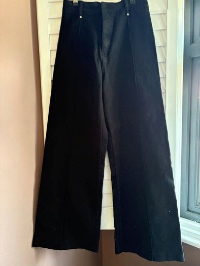 Zara ZW The Tailored Wide Leg Jeans Black