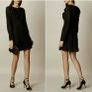 Karen Millen Black Chiffon Lace Dress Image 8
