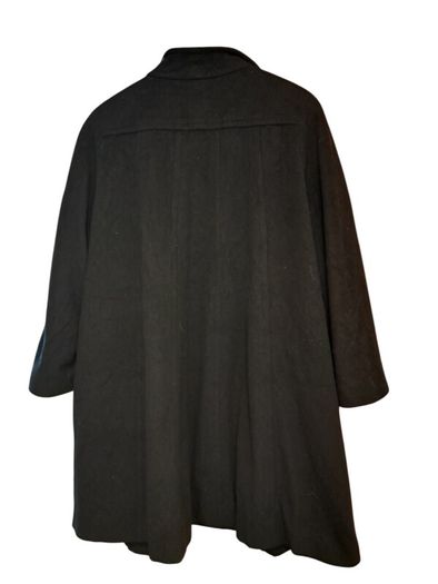 Aquascutum wool cashmere open-fronted Swing Coat