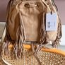 DVF fringed suede crossbody bag Image 7