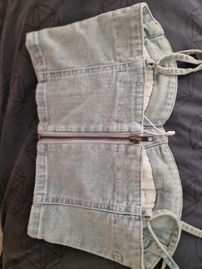 women denim top