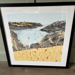Shoreline picture with black frame