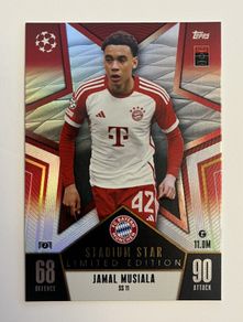 Jamal Musiala Stadium Star Limited Edition UEFA Champions League Topps
