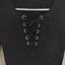 Sexy Black Midi Dress Size M/L Image 3