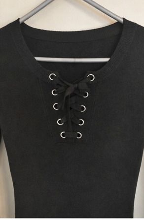 Sexy Black Midi Dress Size M/L