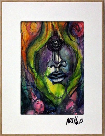 A5 size Aquarel Paintings in Frame