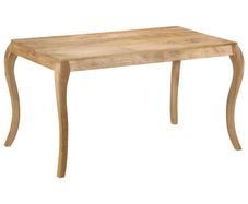 Dining Table 135x75x76 cm Solid Mango Wood
