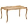 Dining Table 135x75x76 cm Solid Mango Wood Image 2