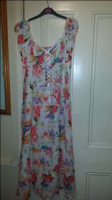 Chic Soul stunning floral maxi dress size UK14 EU42 Postage included