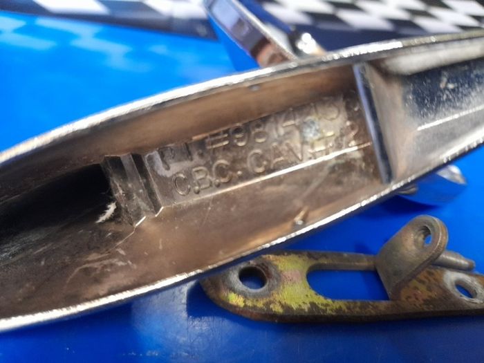 Chrome door/wing mirror