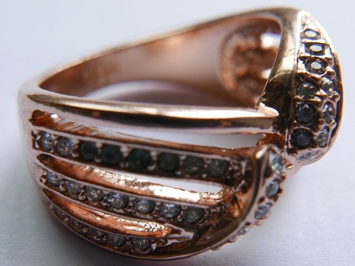 Vintage 18K GP Gold Plated Ring size K