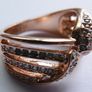 Vintage 18K GP Gold Plated Ring size K Image 7