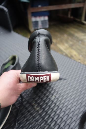 Camper black soft leather Mens shoes