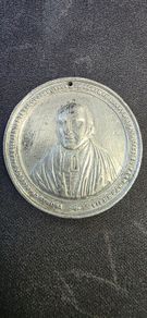 Antique 1885 Welsh Sunday School Centenary Medal - Thomas Charles o'r Bala