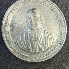 Antique 1885 Welsh Sunday School Centenary Medal - Thomas Charles o'r Bala