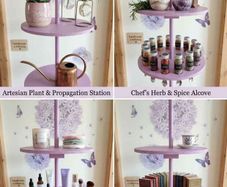 Multi Purpose Stand Plant Stand  Pink