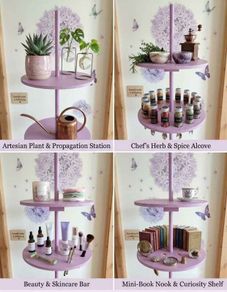 Multi Purpose Stand Plant Stand  Pink
