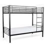 Metal Single Bunk Bed Frame- Black - Free Delivery Image 3