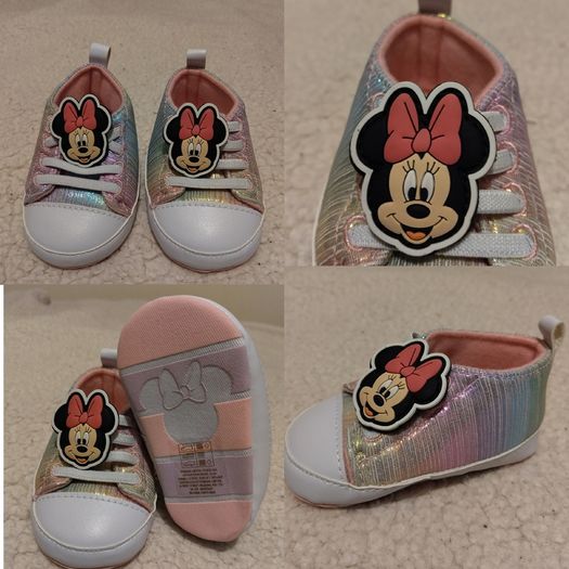 Disney Minnie Mouse Pram Shoes, new