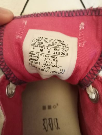Converse Chuck Taylor Double Tongue Trainers - UK 8