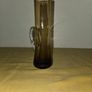 Vintage hand blown Amber Jug Image 4