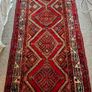 Colourful Persian Hamadan Hand Knotted Runner Rug Carpet Image 2