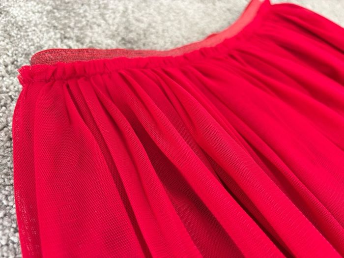 Next girl tulle red skirt 6 years 116cm
