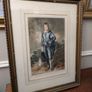 Signed 1923 Sydney E. Wilson "The Blue Boy" Mezzotint - Gainsborough Image 8