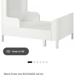 IKEA extendable toddler bed and mattress