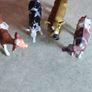 Collection of 4 COWS animal Farm toys . Image 7