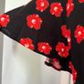 Brand new  new look black midi dress with red flower print Image 6