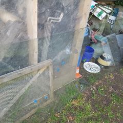 thick large piece of glass 2.40m x 0.86m 1.2cm thick