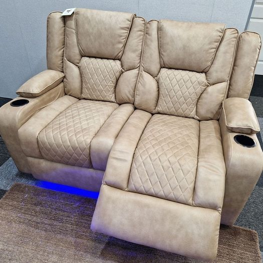 Electric Real Leather Orlando Recliner Sofa Set