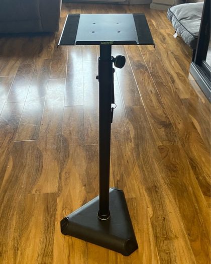 Two JBL LSR 305 Speakers + Two Speaker Stands
