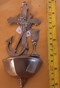 vintage holy water font, West Germany