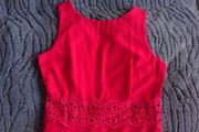 Long Red Dress  Size 8-10
