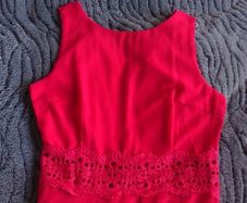 Long Red Dress  Size 8-10
