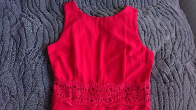 Long Red Dress  Size 8-10