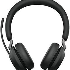 Jabra Evolve Wireless Telephone Headset Bluetooth, With Microphone Stereo Black/ Used