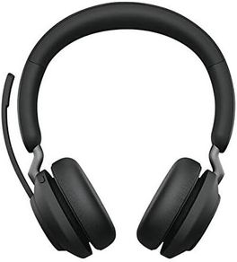 Jabra Evolve Wireless Telephone Headset Bluetooth, With Microphone Stereo Black/ Used