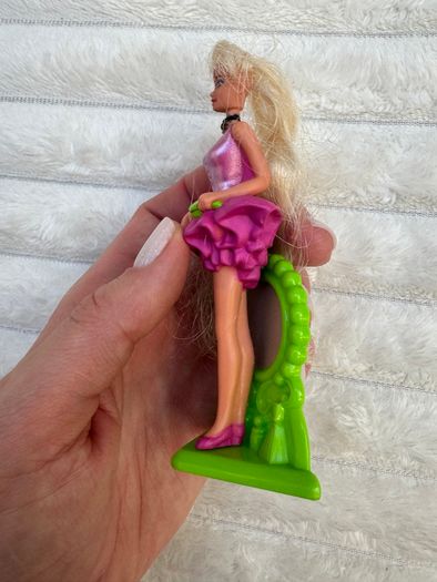 McDonald's Happy Meal Toy Barbie 1995 Pink Dress Used Please see photos