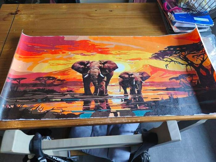 Canvas painting